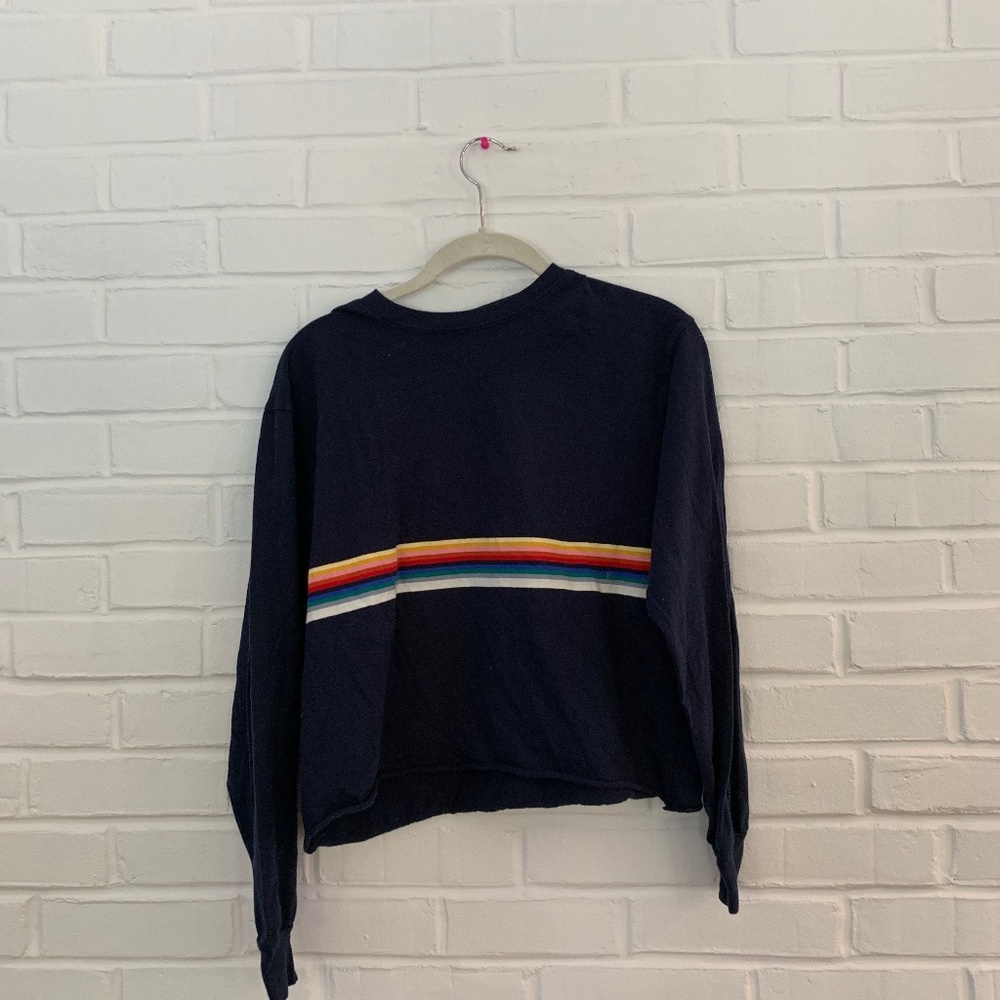 Brandy Melville long sleeved striped shirt